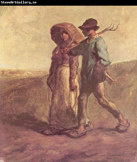 jean-francois millet Weg zur Arbeit